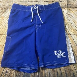 Collegiate UK University of Kentucky Blue Gray Cargo Mesh Brief Board Sh…